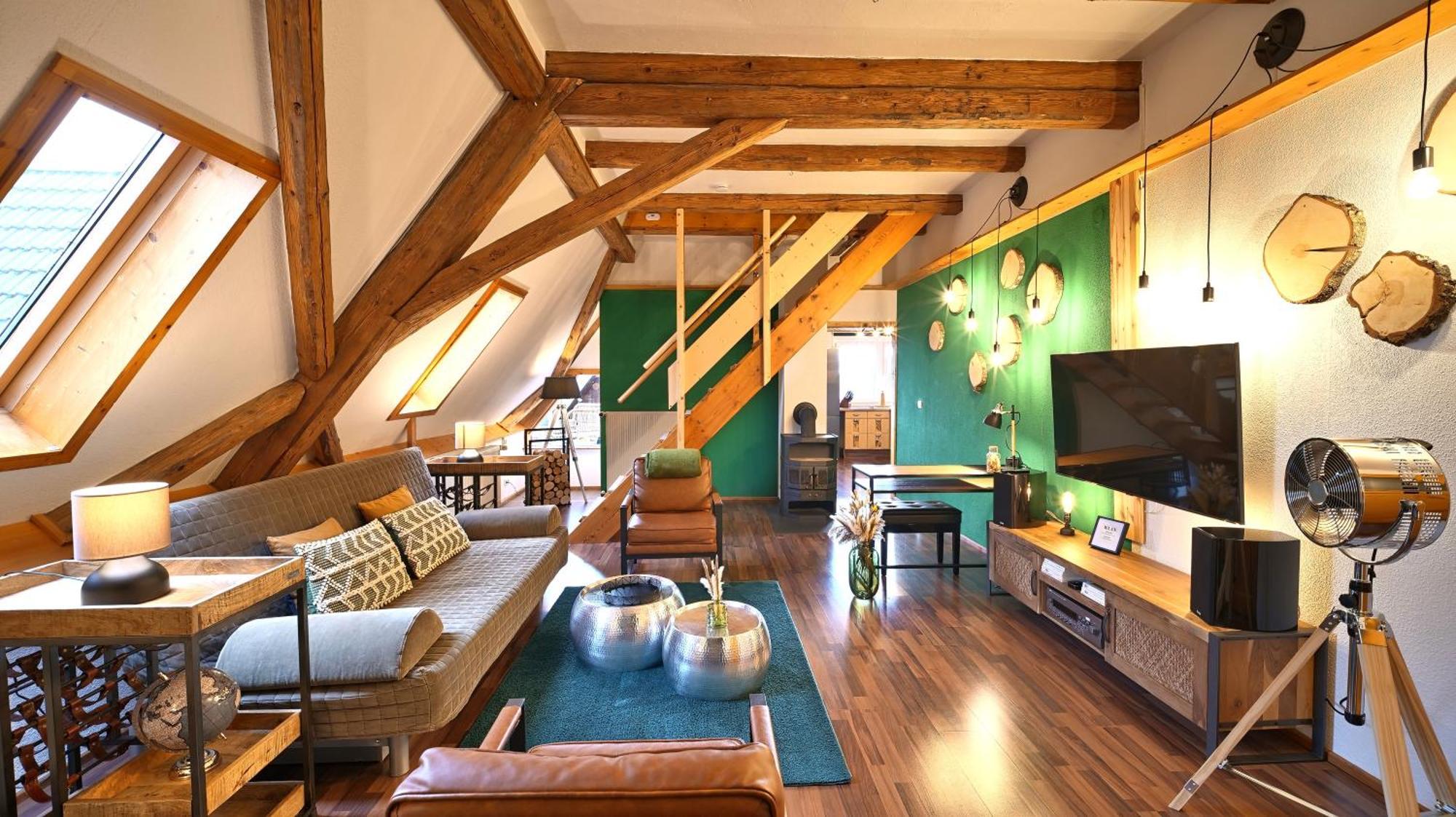 Green Loft Schwarzwald - Dach-Balkon--Musik-Ecke Fluorn-Winzeln Екстериор снимка